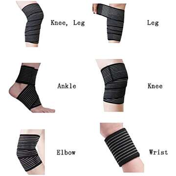 Yawjxbd Calf Compression Bandage for Pain Relief Support
