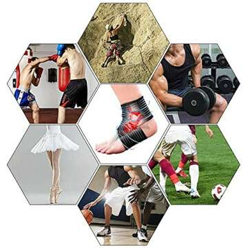 Yawjxbd Calf Compression Bandage for Pain Relief Support