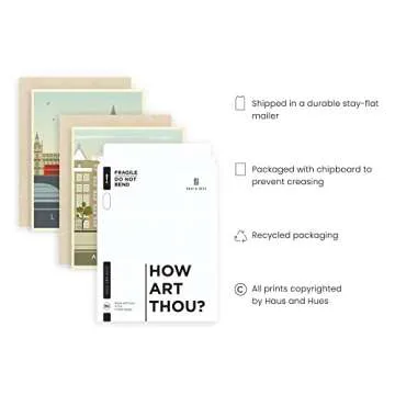 Travel Posters Set of 4 for Stunning Home Decor