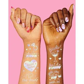 xo, Fetti Cheers Bachelorette Temporary Tattoos | 40 Styles