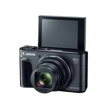 Canon PowerShot SX730 Digital Camera w/40x Optical Zoom & 3 Inch Tilt LCD - Wi-Fi, NFC, & Bluetooth Enabled (Black)