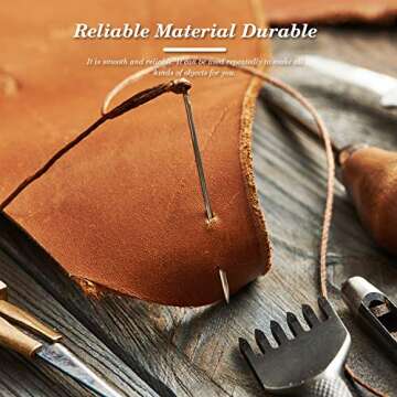 Outus 18 Large Eye Needles for Knitting and Sewing