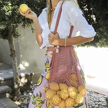 Eco-Friendly EKOLOJEE Organic Reusable Shopping Bags 4 Pack