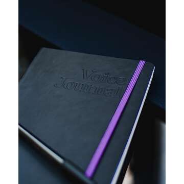 Voice Journal: A5 Vocal Training & Singing Development Guide, Personalized Vocal Improvement Workbook with Guided Exercises, Faux Leather Bound Journal for Singers and Performers