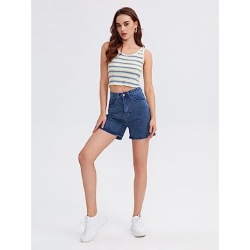 High Waist Denim Shorts for Stylish Summer Looks