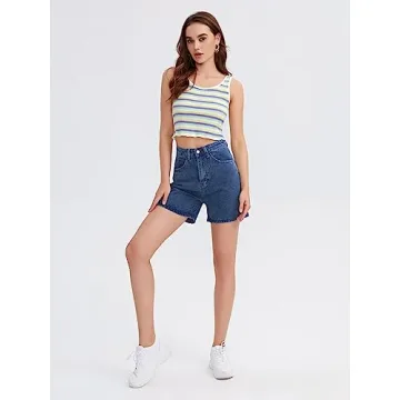 High Waist Denim Shorts for Stylish Summer Looks