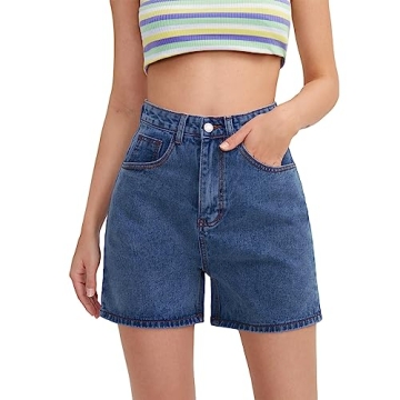 High Waist Denim Shorts for Stylish Summer Looks