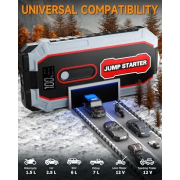 Coonyes 2000A Car Jump Starter with Flashlight