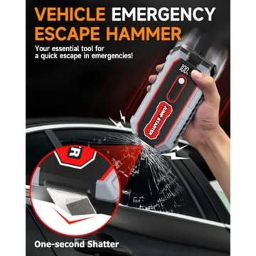 Coonyes 2000A Car Jump Starter with Flashlight