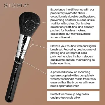 Sigma Beauty Travel Makeup Brush Set for Flawless Looks