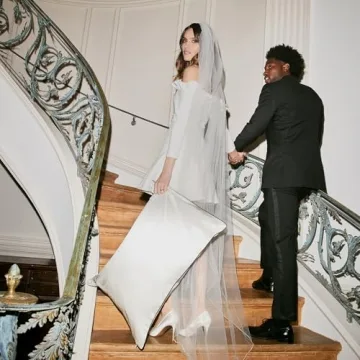 Slip Just Married Silk Pillowcase Set for Luxurious Sleep