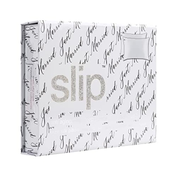 Slip Just Married Silk Pillowcase Set for Luxurious Sleep