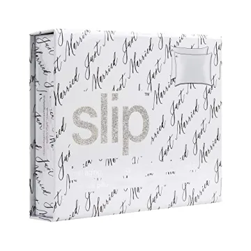 Slip Just Married Silk Pillowcase Set for Luxurious Sleep
