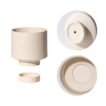 Elegant UBEE Ceramic Indoor Plant Pots Set for Any Decor