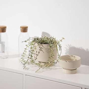 Elegant UBEE Ceramic Indoor Plant Pots Set for Any Decor