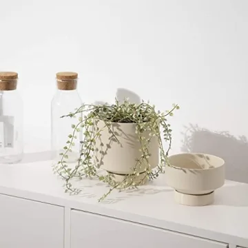 Elegant UBEE Ceramic Indoor Plant Pots Set for Any Decor