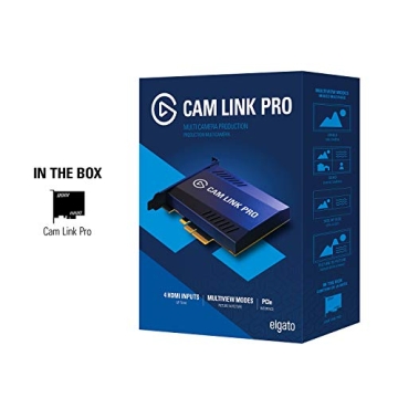 Elgato Cam Link Pro 4 HDMI Capture Card for Streaming