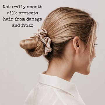 Celestial Silk Scrunchies – Pure Mulberry Silk 3 Pack