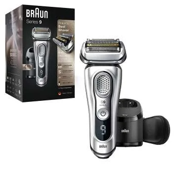 Braun Series 9 9390cc Electric Razor for Men - Silver