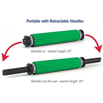 Portable THERABAND Roller Massager for Muscle Recovery