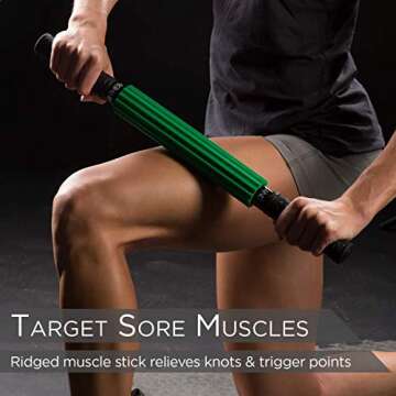 Portable THERABAND Roller Massager for Muscle Recovery