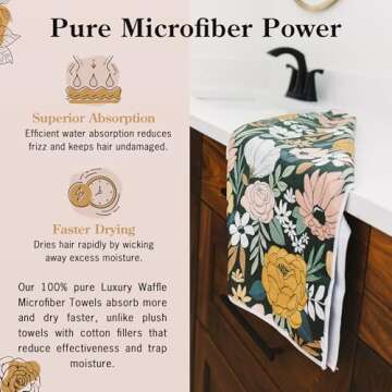 Blair Co Microfiber Hair Wrap - Quick-Dry & Soft Towel