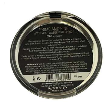 Waterproof Mattifying Powder - Catrice Prime & Fine 010