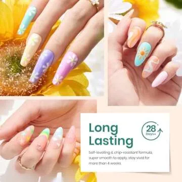 Beetles Spring Gel Nail Polish 23Pcs Set for Women