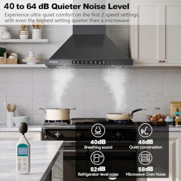 VIKIO HOME 30 Inch Range Hood with Gesture Control