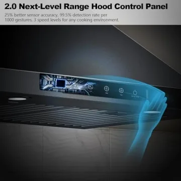 VIKIO HOME 30 Inch Range Hood with Gesture Control