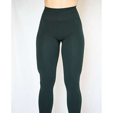 AUROLA Women’s 7/8 Seamless Leggings - Tummy Control