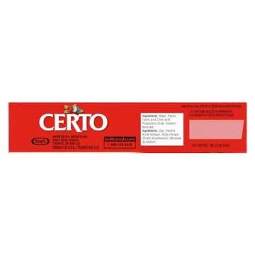 CERTO Pectin Liquid - Perfect for Homemade Jams & Jellies