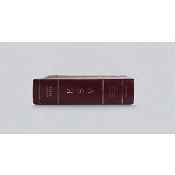 ESV Study Bible, Large Print (TruTone, Mahogany, Trellis Design)