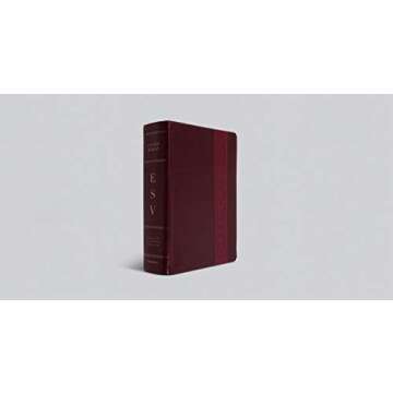 ESV Study Bible, Large Print (TruTone, Mahogany, Trellis Design)