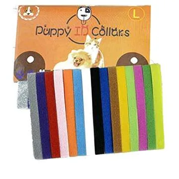 Puppy Kitten Whelping Kit, Newborn Dogs Cats Pet Whelping Kit with 6 Record Keeping Charts Puppy Collars Bulb Aspirator Cord Clamps