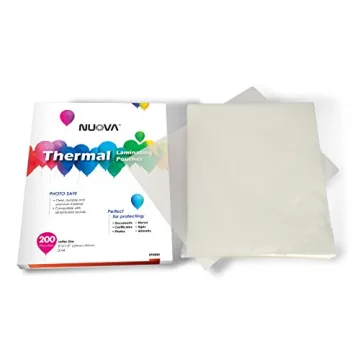 Nuova Premium Laminating Pouches - 200 Pack of 3 Mil Sheets