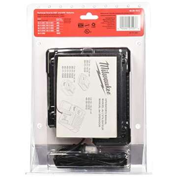 Milwaukee 48-59-1812 M12 or M18 18V and 12V Multi Voltage Lithium Ion Battery Charger w/ Onboard Fue...