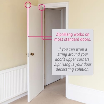 ZipnHang Wreath Hanger - Damage Free, Adjustable Design