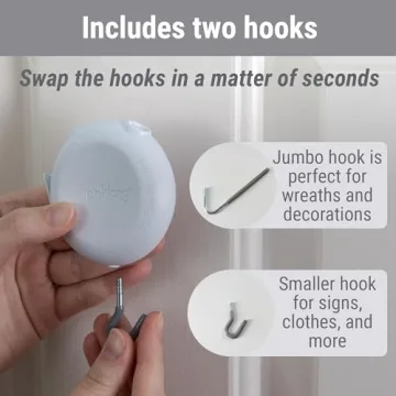 ZipnHang Wreath Hanger - Damage Free, Adjustable Design