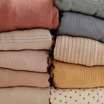 Mushie Extra Soft Muslin Mini Crib Sheet for Sweet Dreams