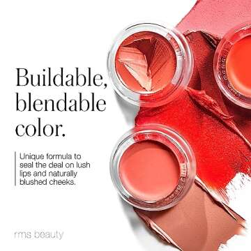 RMS Beauty Lip2Cheek - Cream Blush for Cheeks & Lip and Cheek Tint Blush Blush Tint Cheek Stain Creme Blush for Cheeks Lip and Cheek Stain Blush Cream