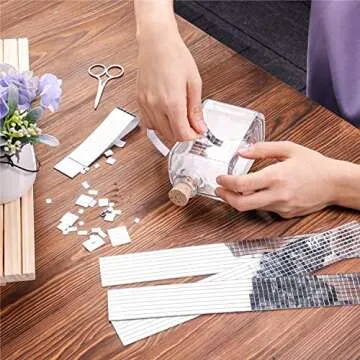 PP OPOUNT 7080 PCS Disco Ball Tiles, 5 x 5 mm Self-Adhesive Disco Tiles for DIY Craft Decoration, Mini Mirror Tiles for Disco Balls, Art Collage, Indoor Outdoor Decoration(Silver)