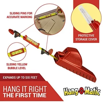 Hang-O-Matic All-in-One Picture Hanging Tool for Perfect Alignment