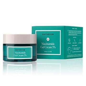 Naturium Niacinamide Gel Cream 5% - Dark Spot Corrector & Face Moisturizer for All Skin Types, 1.7 oz