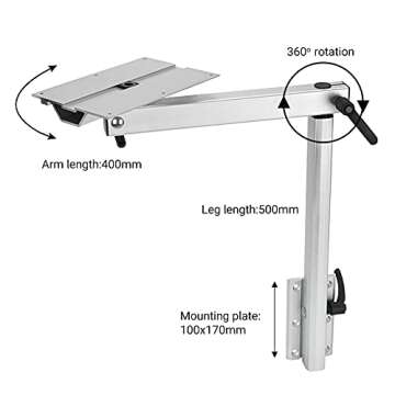Durable Adjustable Table Leg for RVs Motorhomes Yachts