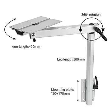 Durable Adjustable Table Leg for RVs Motorhomes Yachts