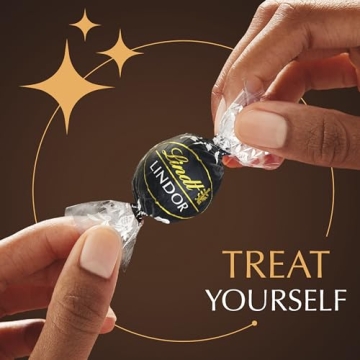 Lindt LINDOR 60% Extra Dark Chocolate Truffles, 6 Pack