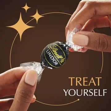 Lindt LINDOR 60% Extra Dark Chocolate Truffles, 6 Pack