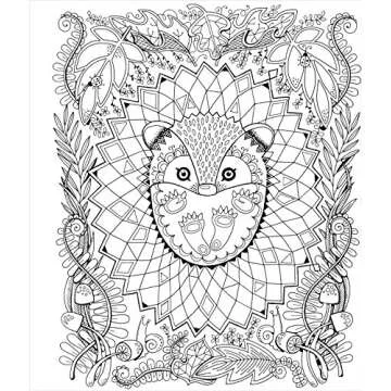 Color & Frame - In the Forest (Adult Coloring Book)