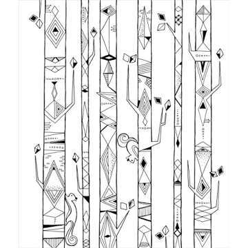 Color & Frame - In the Forest (Adult Coloring Book)